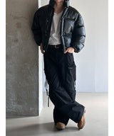 [Unisex] Dyeing string multi cargo pants(3color)