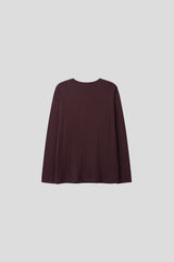 Lip u-neck long sleeve tee