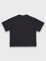 LINE SKULL TEE - CHARCOAL