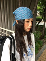 ケール チェック バンダナ(2color)