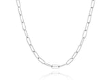 26SS★ [Premium Plating] H Edition AB Round Tag Chain Necklace