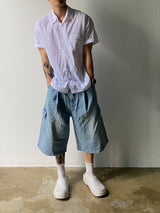 String Nylon Short Sleeve Shirt 4C
