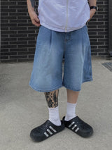 Zino Washed Denim Bermuda Pants 2C