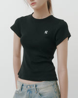 [MADE] Elo, lettering basic short-sleeved T-shirt