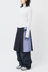 (W) Lowkey Checked Skirt (2color)