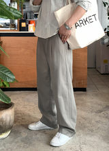 Look Wonderant 3-Layer Lengths Round Tuck Wide Banding Pants
