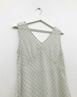 YWD チェックシフォンドレス (2color)