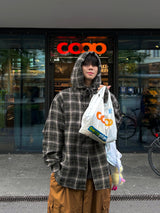 Authentic Hoodie Check Shirt 2C