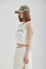 FLARE SLEEVELESS TOP