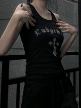 cubic rock chic sleeveless