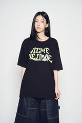 25SS BAD BUNNY LOGO SHORT SLEEVE T-SHIRT BLACK