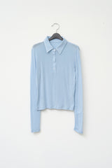 (W) Ercu Silky Collar Top