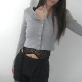 S/S Crop cardigan