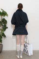 WIND HIGH-NECK JACKET_NAVY