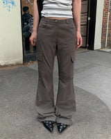 [ORIGINAL] Kanto Nylon Bootcut Cargo Pants