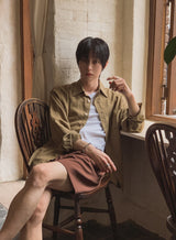 フレッシュリネン長袖シャツ
