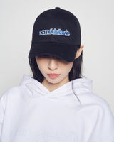 26SS TWO COLOR EMBROIDERY BASIC BALL CAP