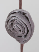 Rose Velvet Belt (Gray)