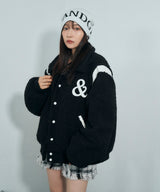 UNISEX フェイクボアスタジャン