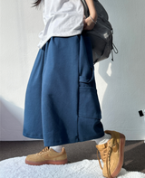 CARPENTER CARGO SEMI-BALLOON WIDE BERMUDA 💙🩶🖤🤍5COLOR