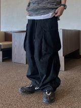 Over Denim Cargo Balloon Pants 2C