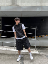 Nylon Hood Vest