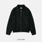ベルベットスエードパッドジャケット(2 Colors)