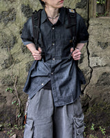 Durant Patch Washed Short Sleeve Denim Shirts
