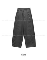 Teak Rivet Pocket Balloon Cotton Pants