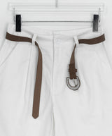 Tsubasa Basic Pintuck Shorts (Belt Set)