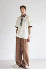 パターンラインリンガーTシャツ