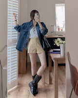 Dori-coated shorts