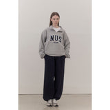 Huke x Nus.ハーフジップアップ（GREY）