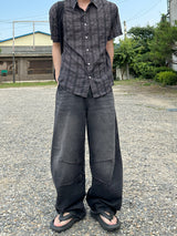 Double Cut denim pants
