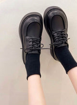 シティグリルプラットフォームローファー (BLACK)