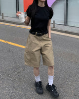 Vintage cargo bermuda pants