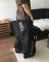 Bandana Tie Denim Pants