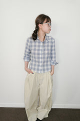 pocket pintuck wide pants