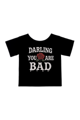 MELTING ROSE TEE #BLACK