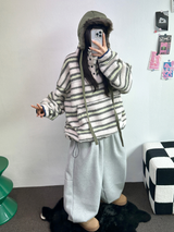 SWEAT BALLOON BACK POINT LONG PANTS🤎🖤🩶3COLOR