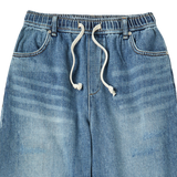 25SS デストロイデニムバドパンツ ブルー