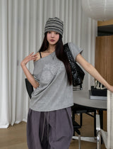 Hifi Mix Studded Shoulder Bag