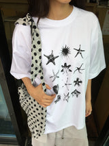 スターフィッシュオーバーフィットTシャツ (3color)