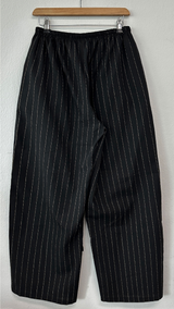 LINEN VIVID STRIPE WIDE PANTS 🩵🍰🌴🤎🖤5COLOR