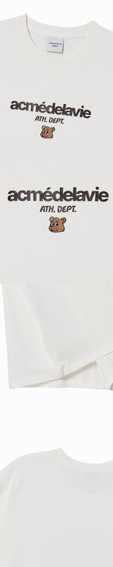 25FW AC POINT STANDARD SHORT SLEEVE T-SHIRT CREAM