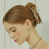 バタフライビーズメタルヘアクルー