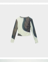 Y2K See-through Multi Layer Top