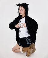 [BASIC] Wing Hoodie Black
