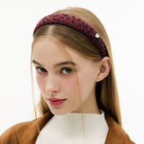 Leopard Heart Logo Hairband 