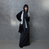 MISTY GLITTER HOODED SCARF
